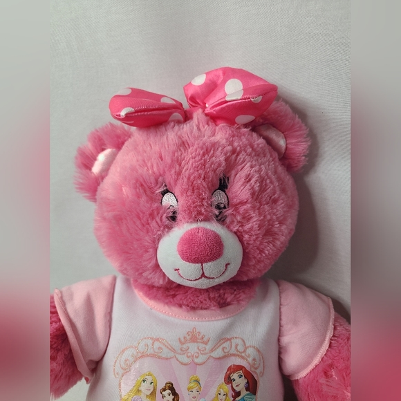 Build a Bear Disney Minnie Mouse Polka Dot Pink Bow 17" Plush with Shirt 2014 - Picture 6 of 9